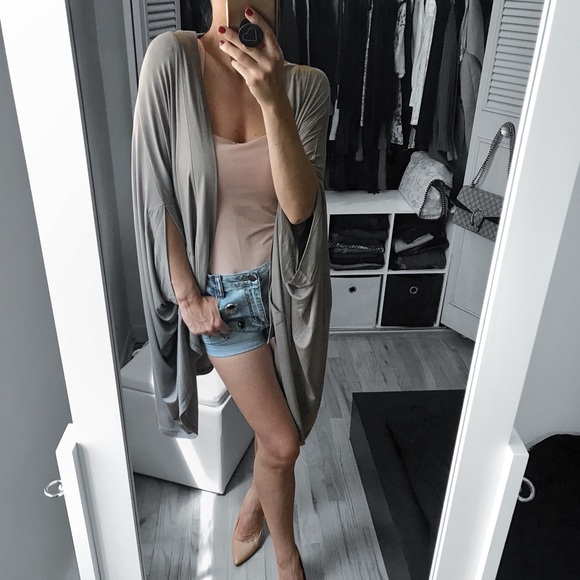 LAST 2▪️Taupe Oversized Cardigan - Picture 2 of 7